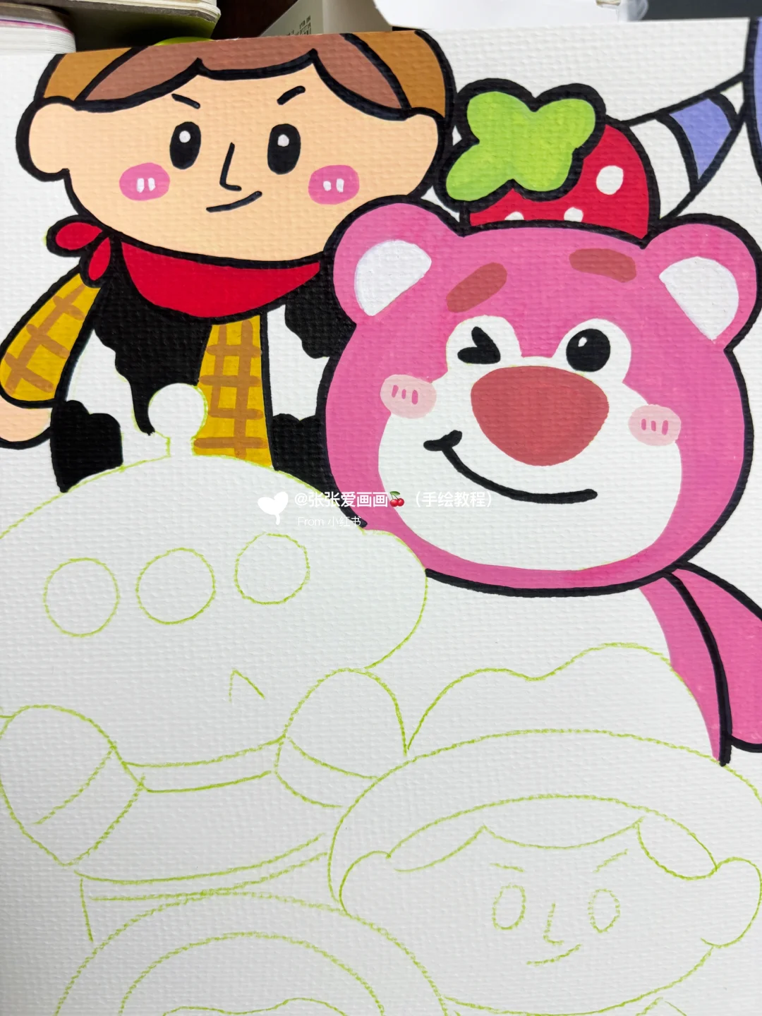 挑战1️⃣0️⃣0️⃣张画（54/100）玩具总动员??