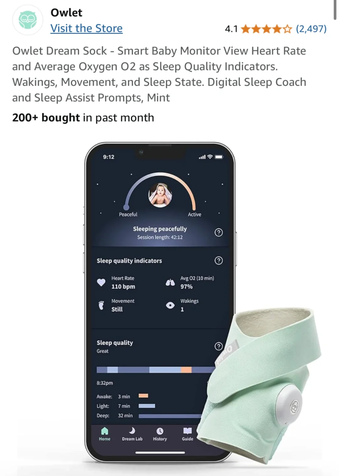 北美穿戴式baby monitor使用体验