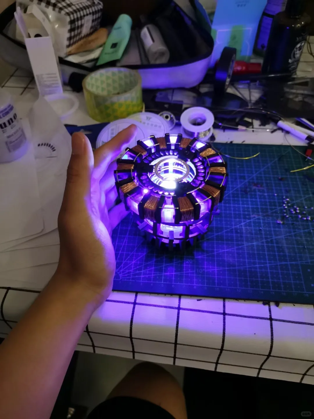 手工做一个钢铁侠反应堆?