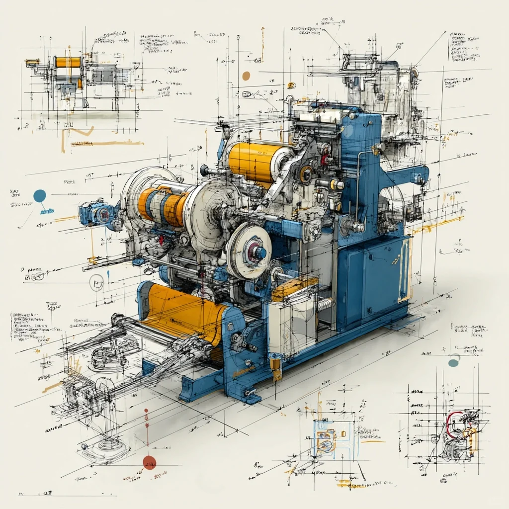 印刷机·创意设计稿［咒语］