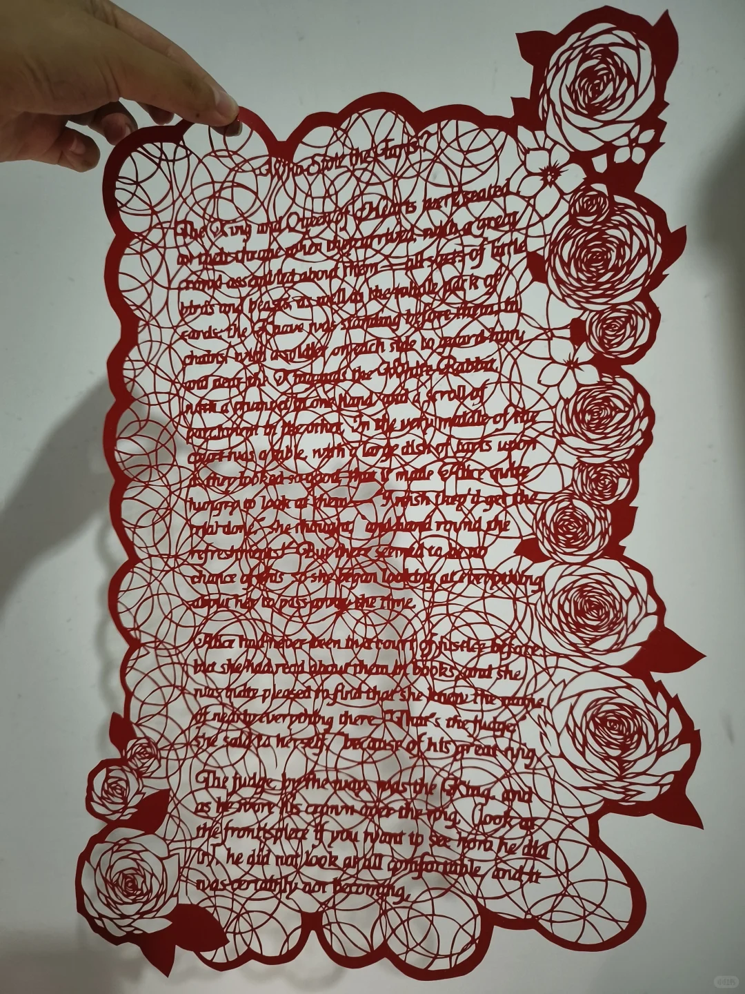 纸雕｜爱丽丝梦游仙境片段