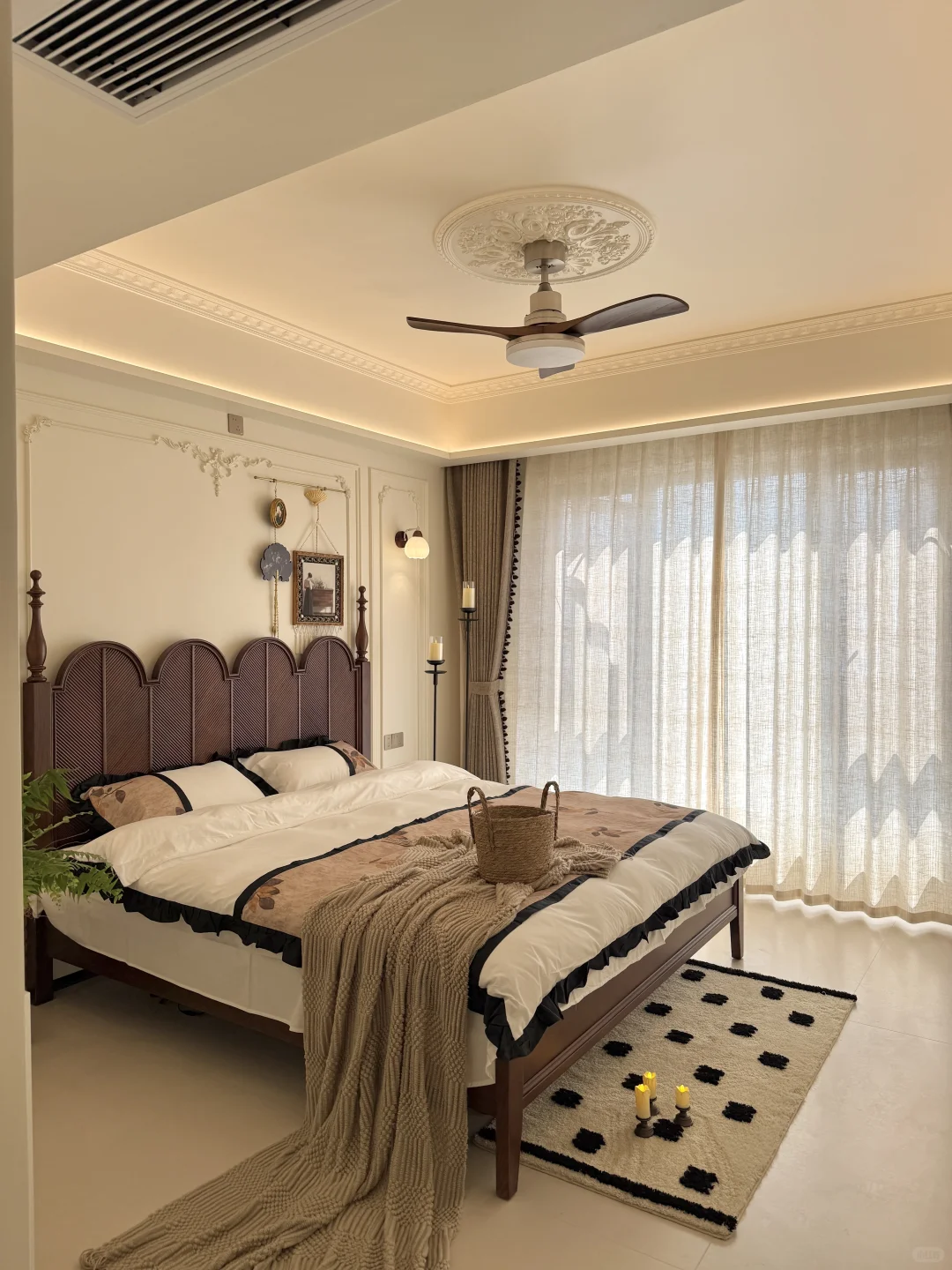 中古风卧室布置,谁懂,这个氛围感绝了?……