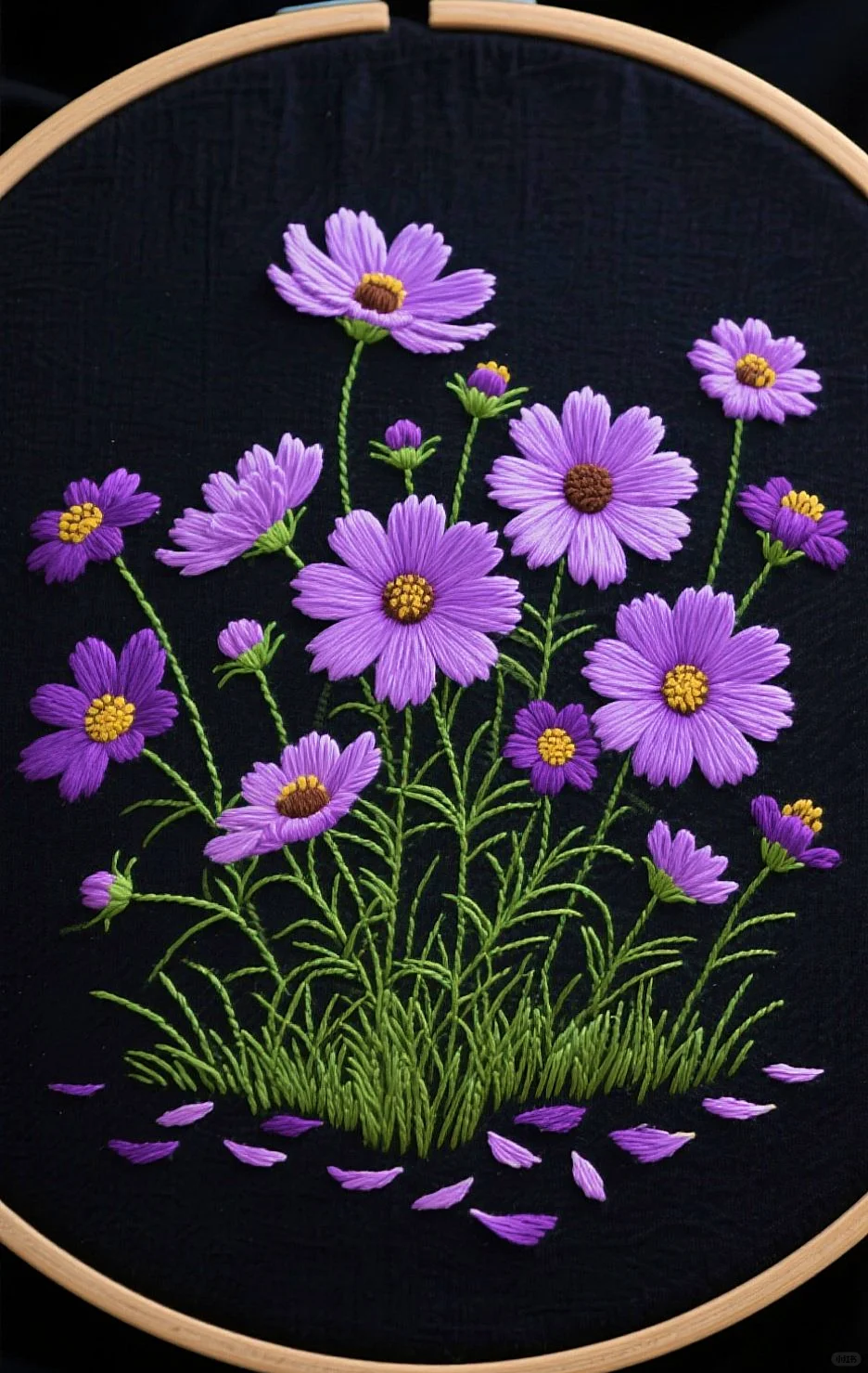 一针一线绣出的浪漫花海