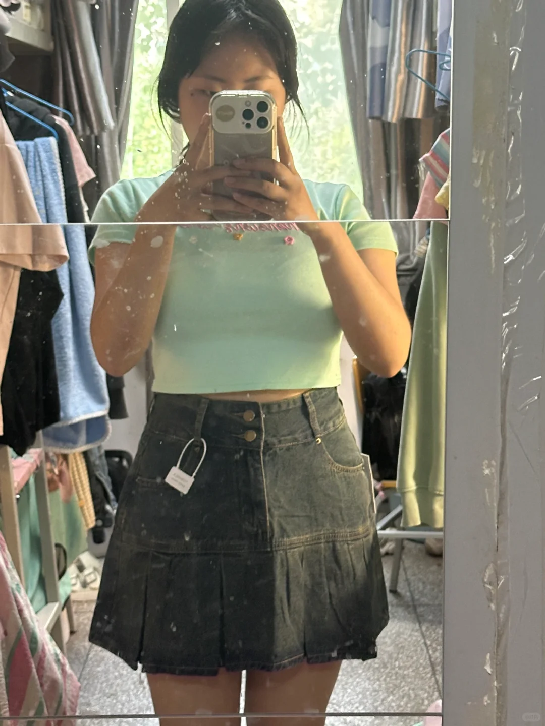 测评不同店的牛仔短裙