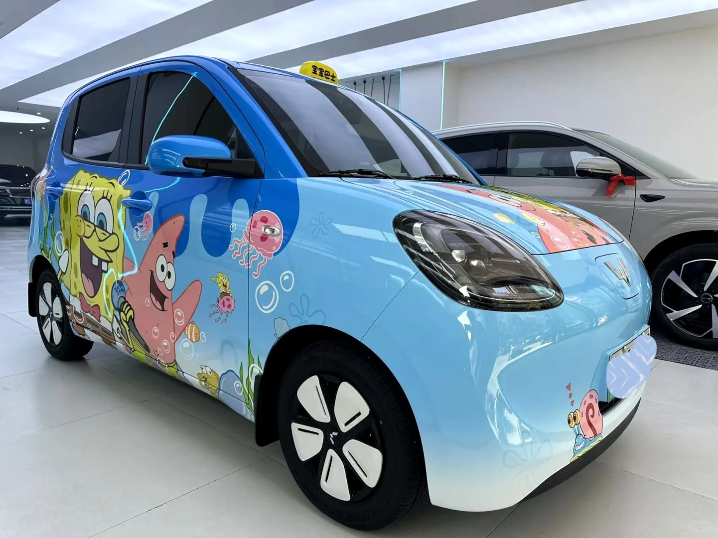 谁说小车不能做顶流？｜海绵宝宝联名版」