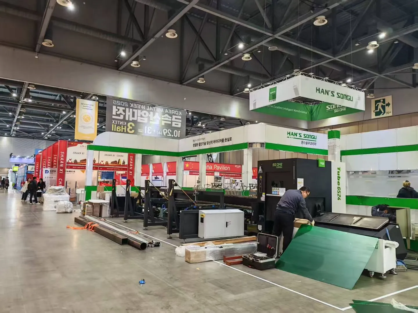 韩国金属周布展完成,错过的明年见喽