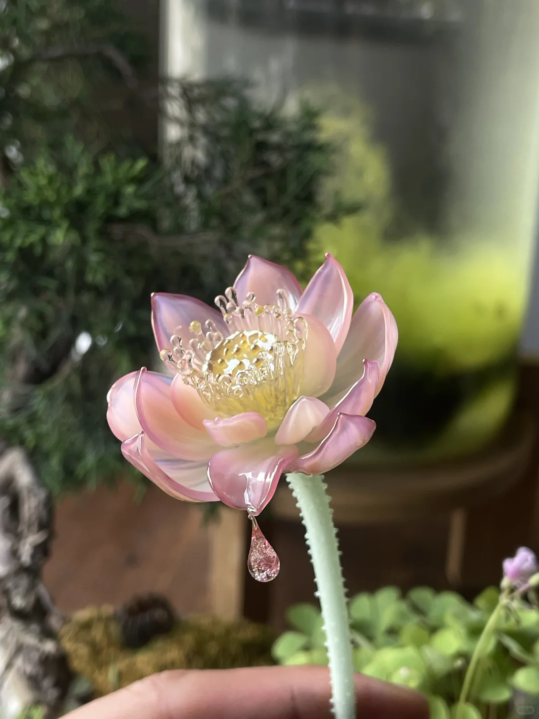 灯工玻璃荷花日常练习分享