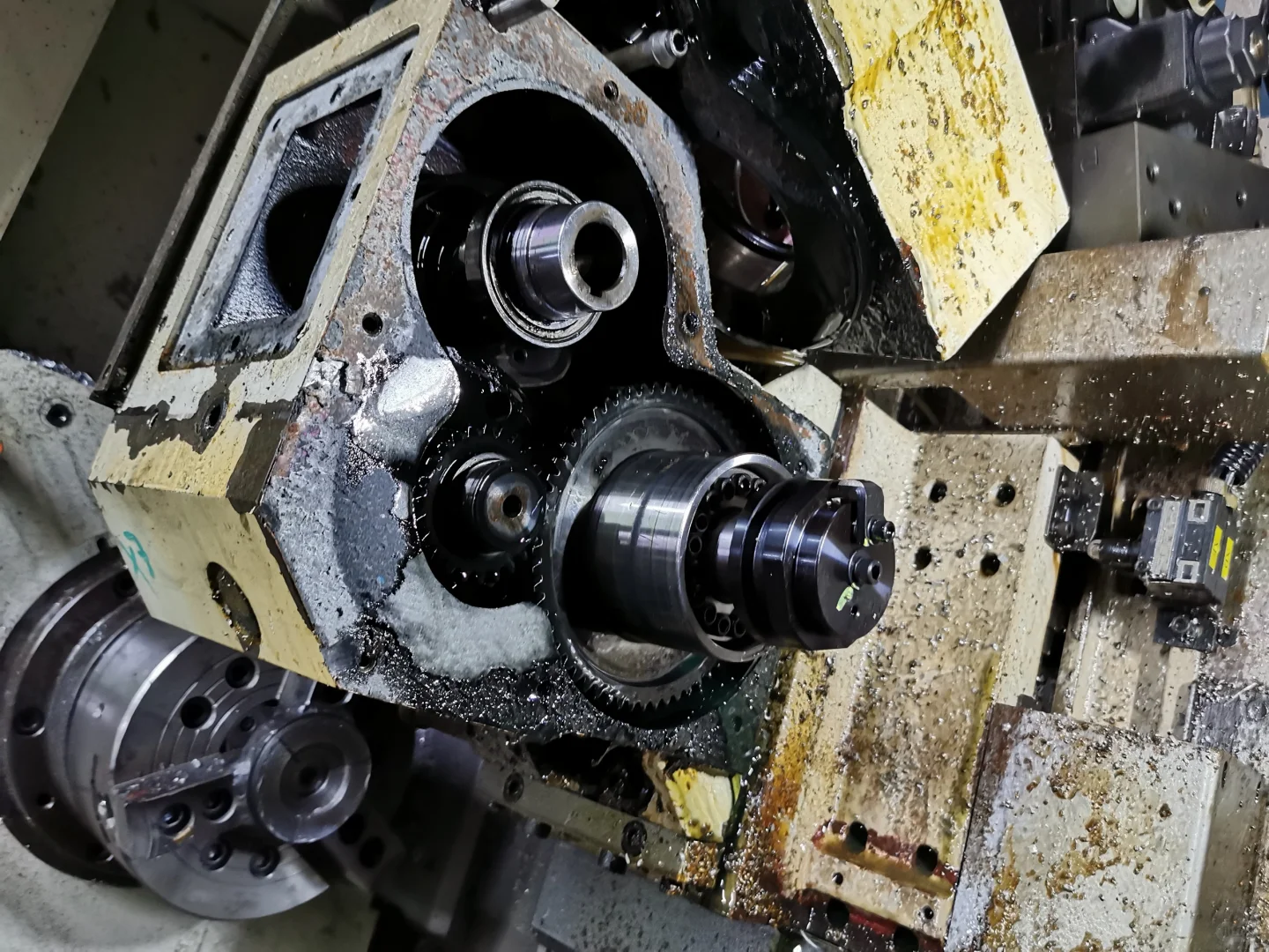 ??数车床液压刀塔漏油#工程师日常