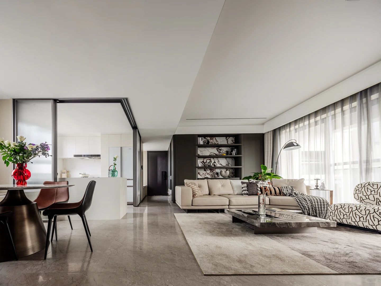 这个143㎡极简平层,真好抄作业