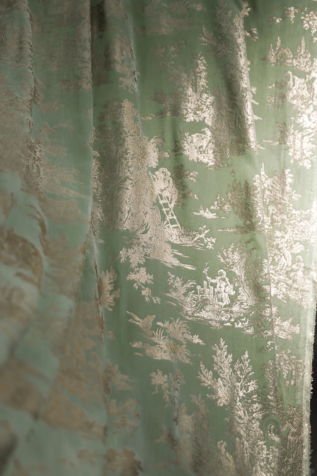 感受意大利高定原版花型,老外的中国风!