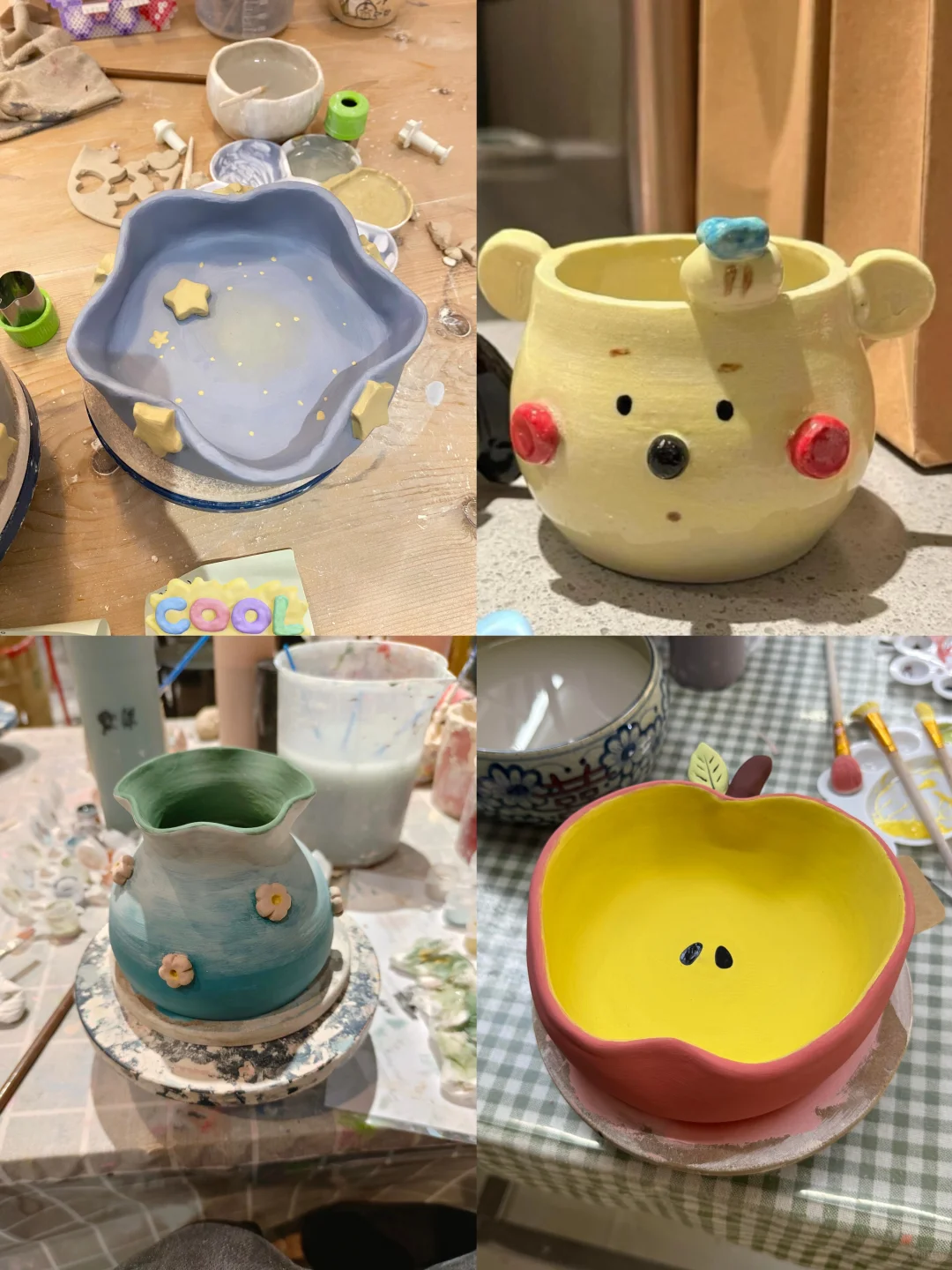 好朋友 下次见面我们一起做陶瓷吧！