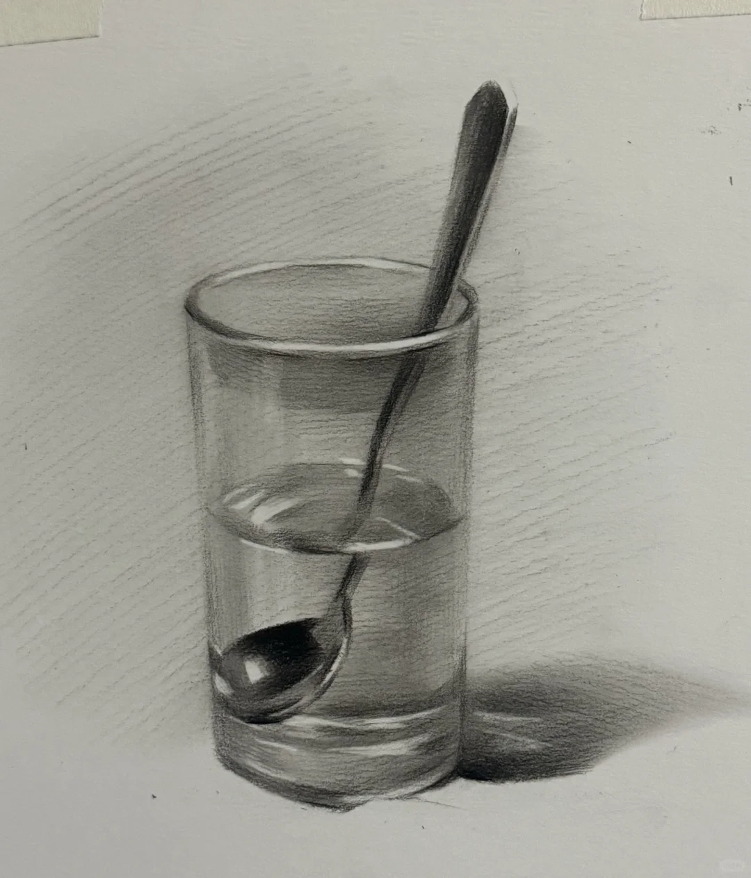 素描玻璃杯高清步骤图?