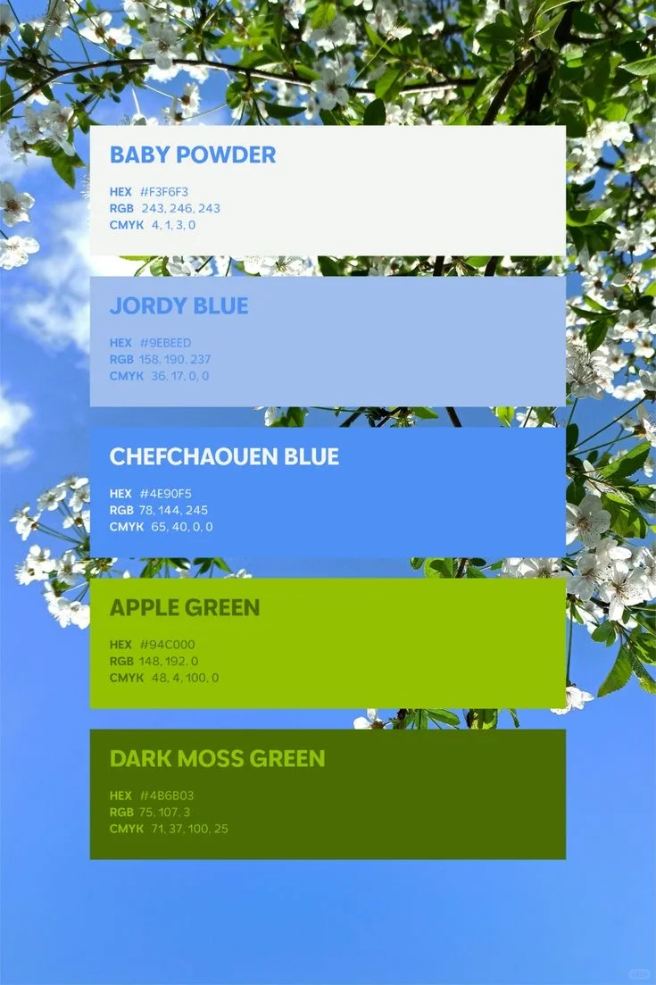 每日色卡Vol.23|春夏必收的氛围感配色 ✅