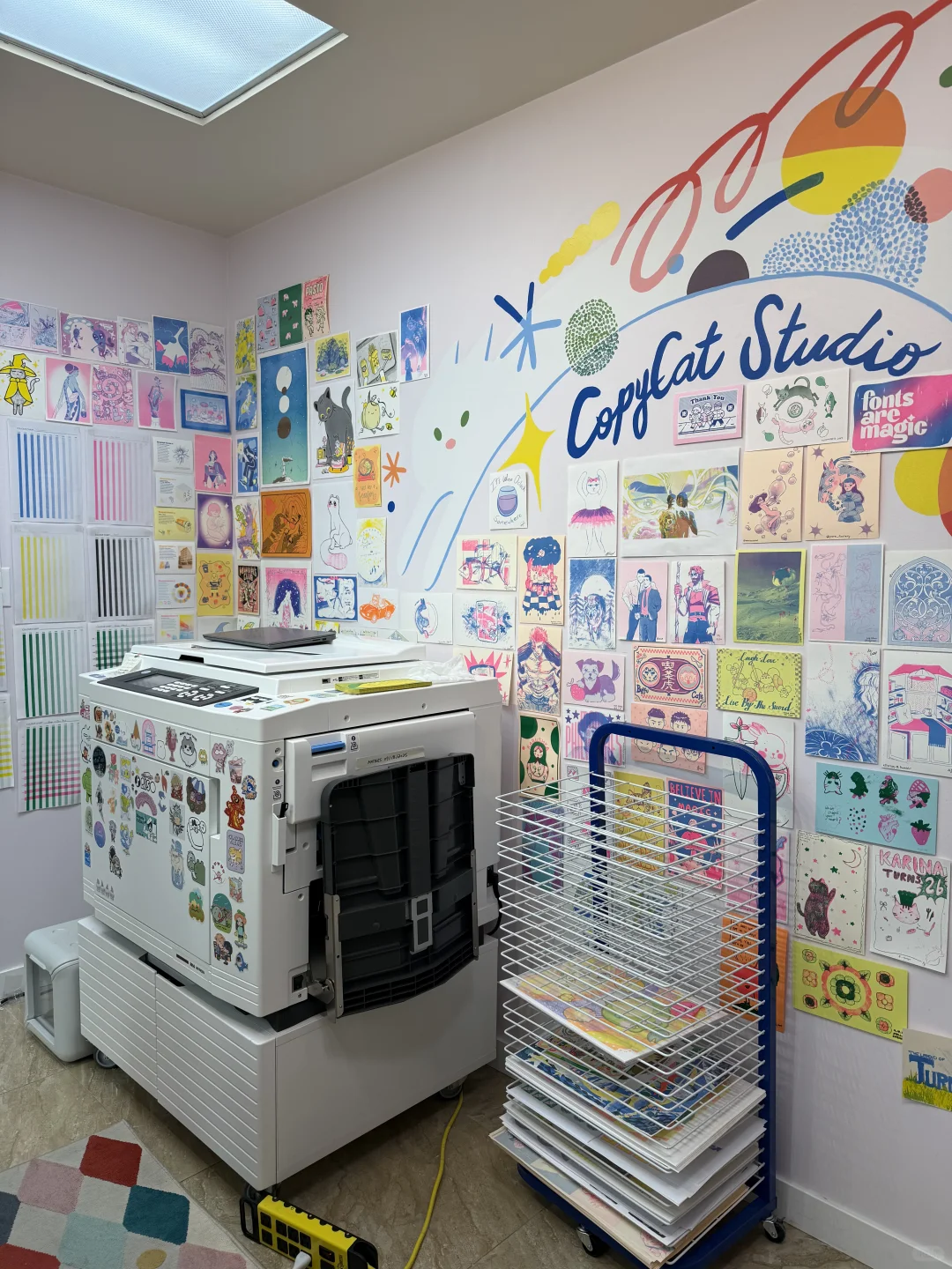 温哥华??三色Riso Print 丝网油印风?