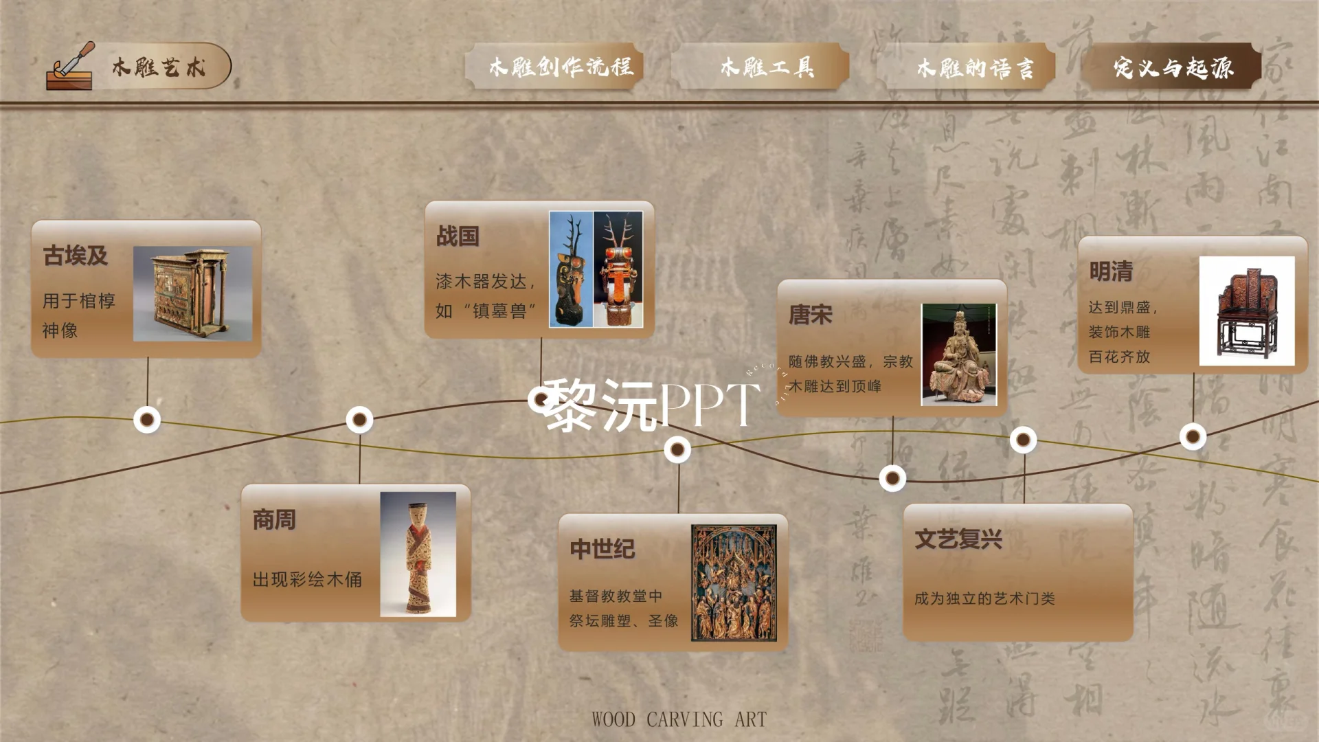 11木雕课件｜刻木成韵，雕心传神