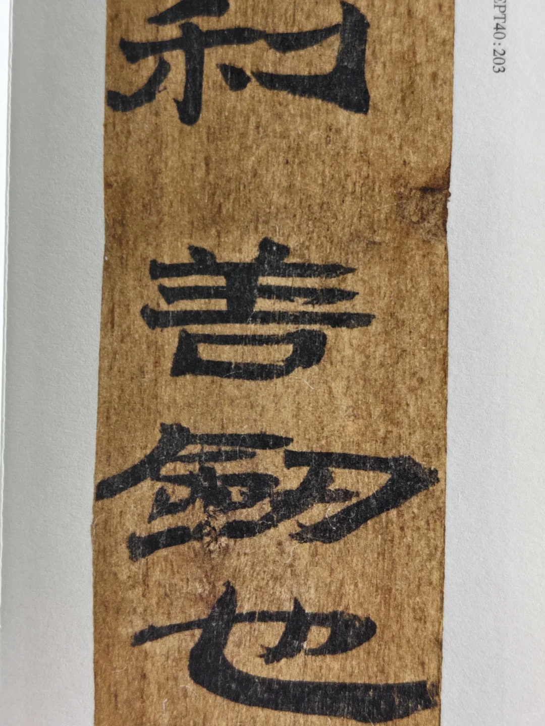 布面经折装精印！放大后丝毫毕现的汉简印本