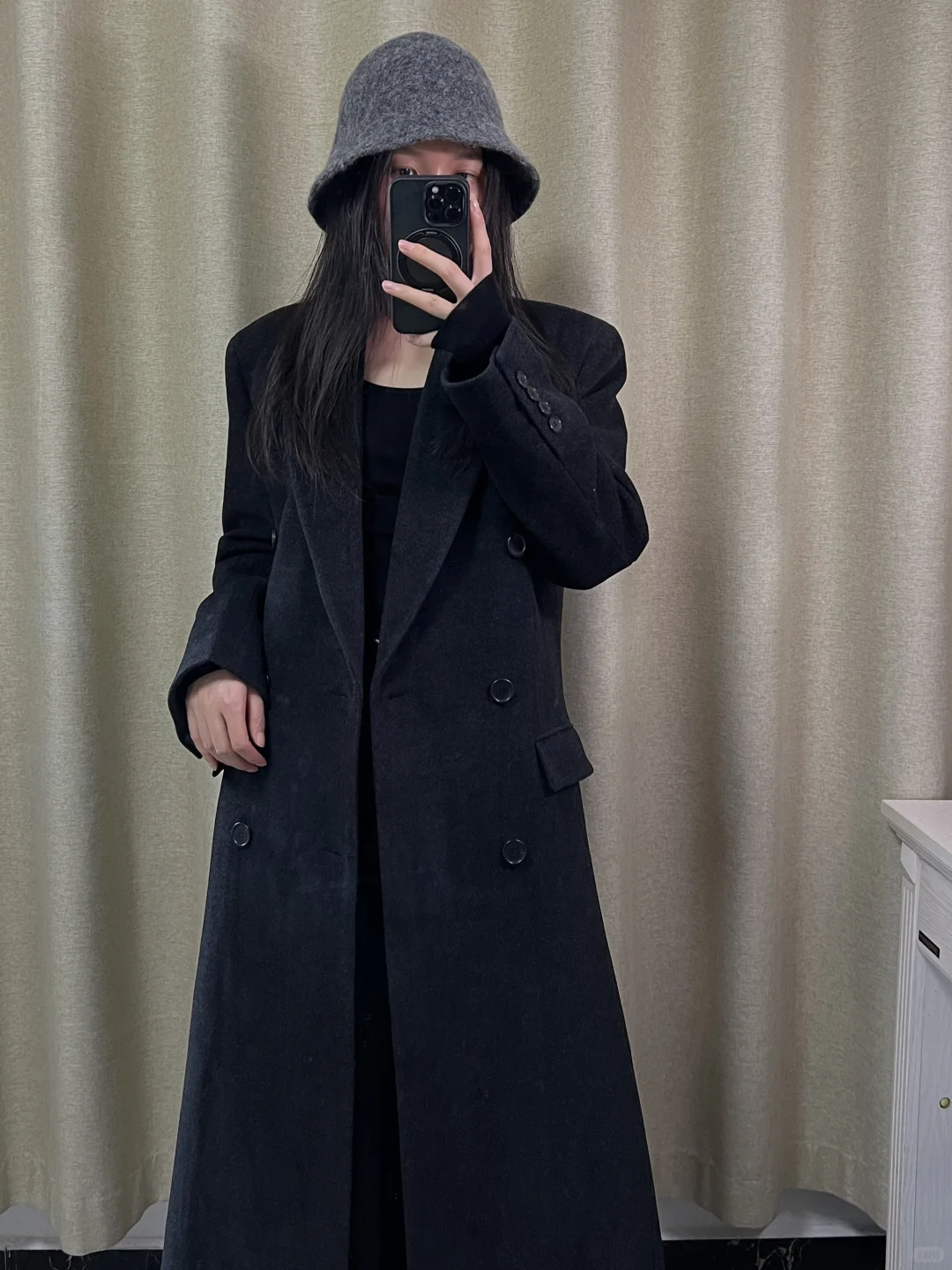 UNICA ATELIER | 不对称大衣穿上啦 ☔️