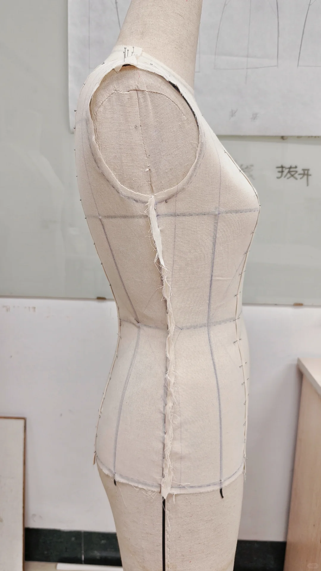 学习日记┊立裁课作业 制作紧身衣