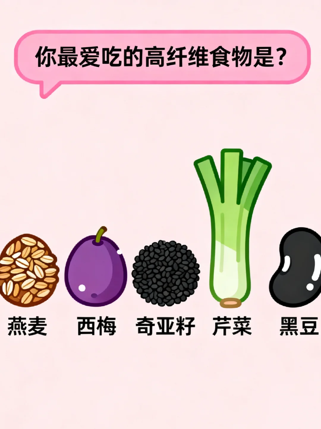 别再只吃菜了✖️ 膳食纤维真正的正确吃法