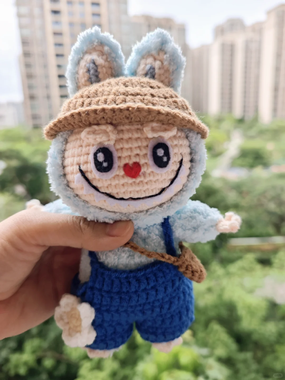 抢不到，自己钩一个Labubu（附图解）