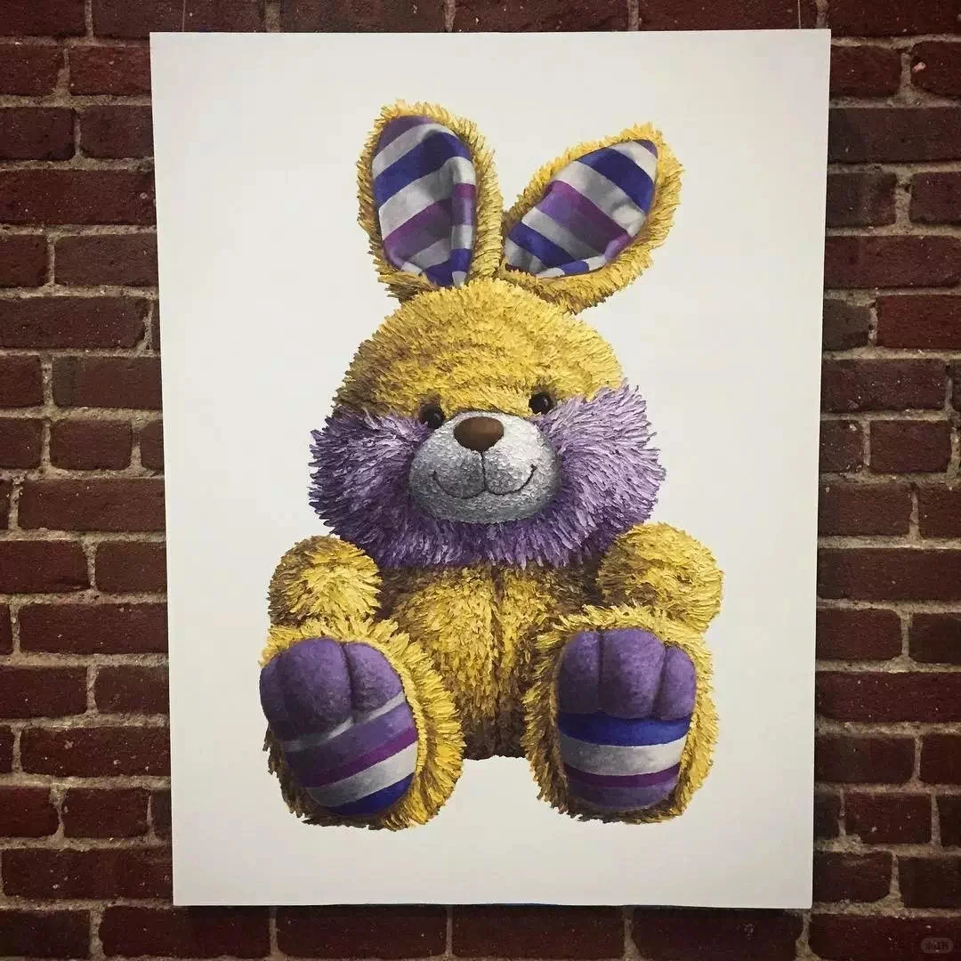 画出来的童年毛绒玩偶|BrentEstabrook作品