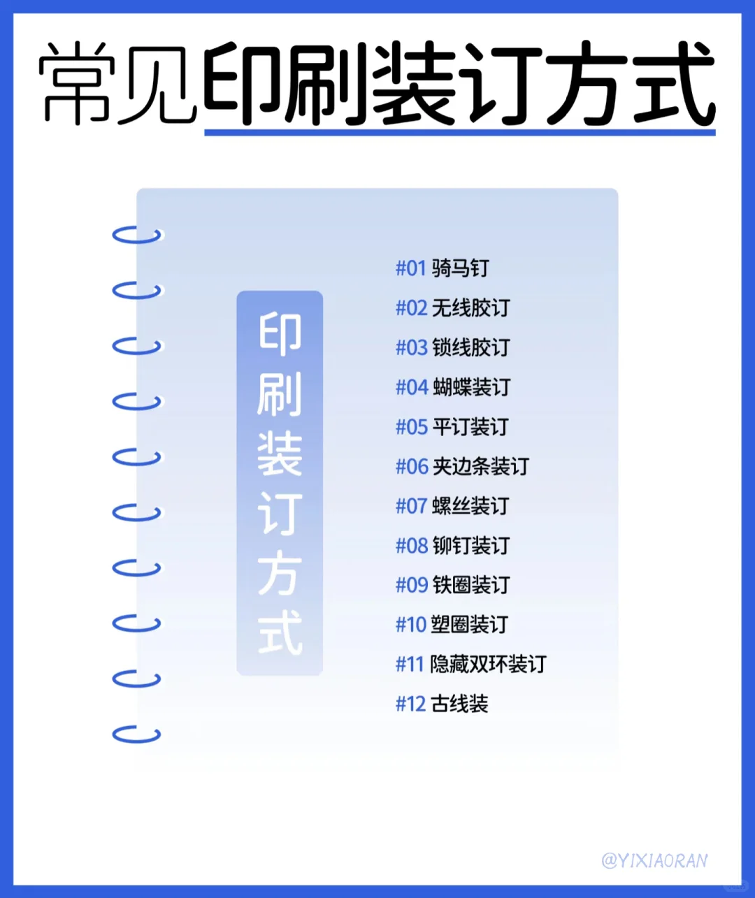 设计师应该了解的装订方式及特点