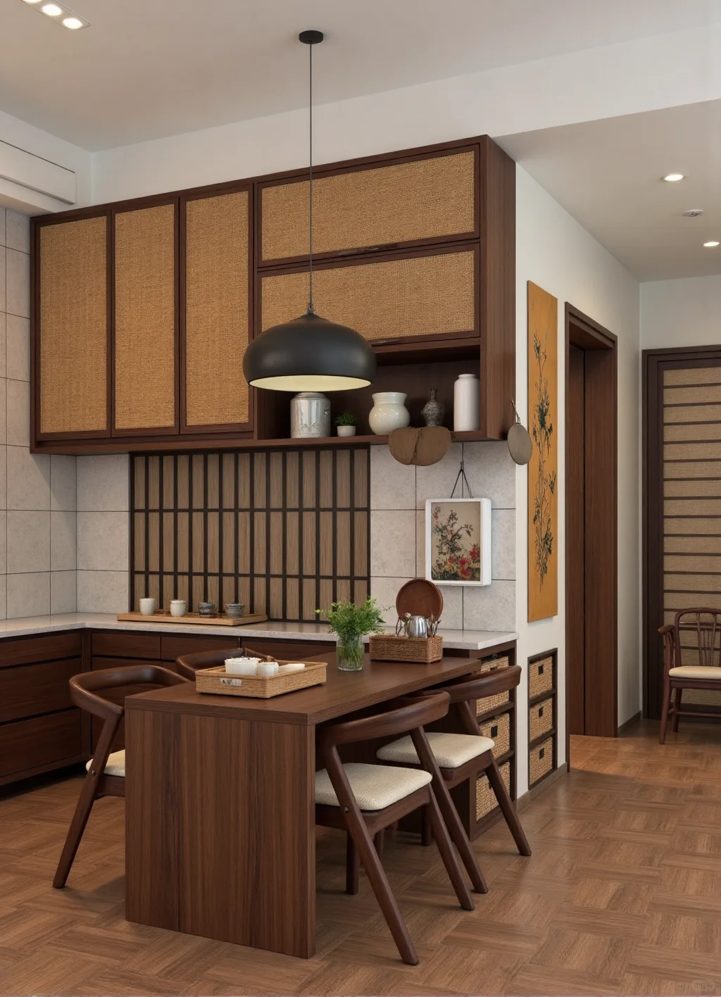 有娃家庭装出宋式美学,收纳空间一步到位