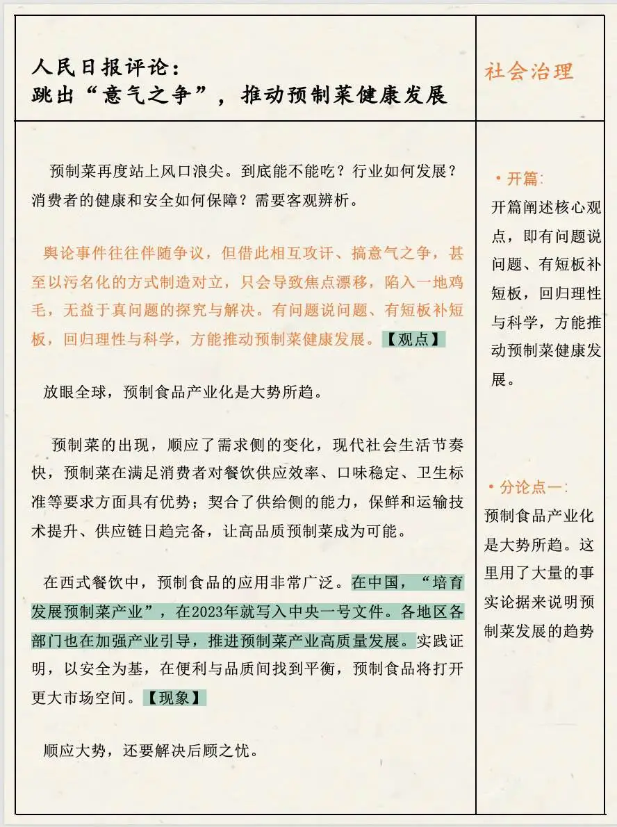 新传实务|预制菜之争的话题看媒体如何评