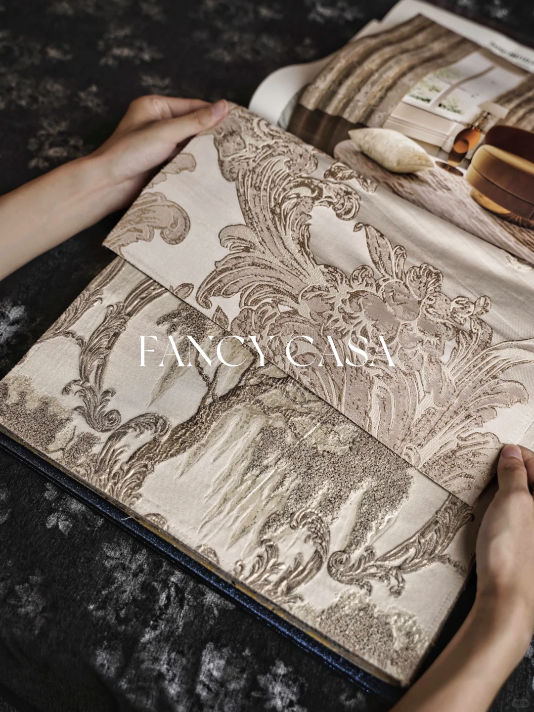 这组面料!仿佛住进18世纪的贵族宅邸?️!