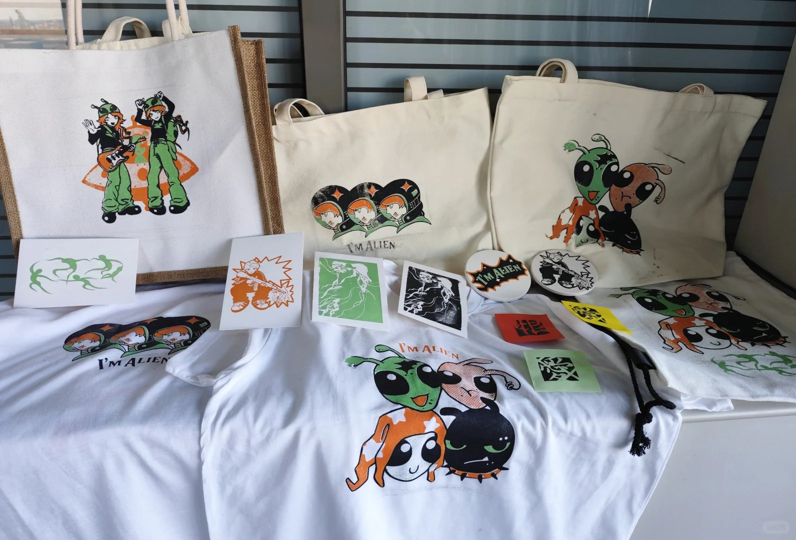 丝网印刷课战况惊人。