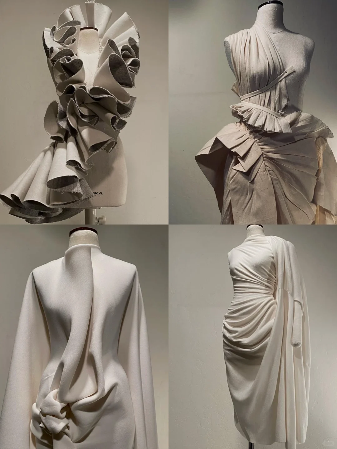 审美提升|服装设计?立体裁剪的建筑美廓形