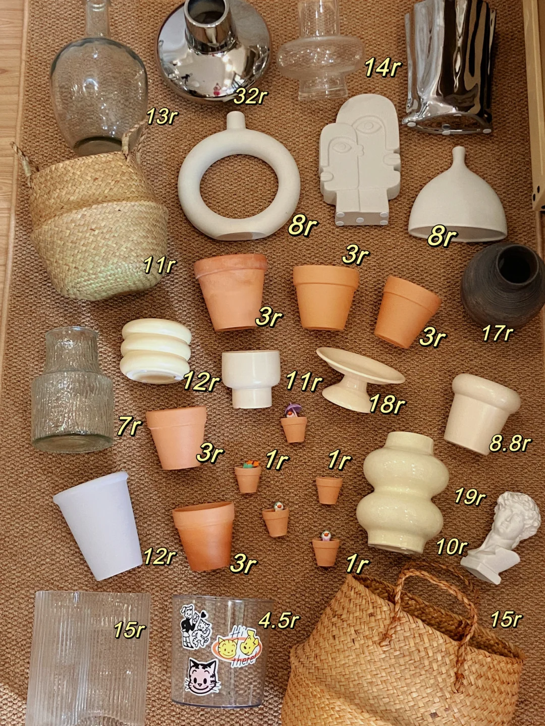 低至8.8?|平价高颜值奶油花盆花瓶合集4