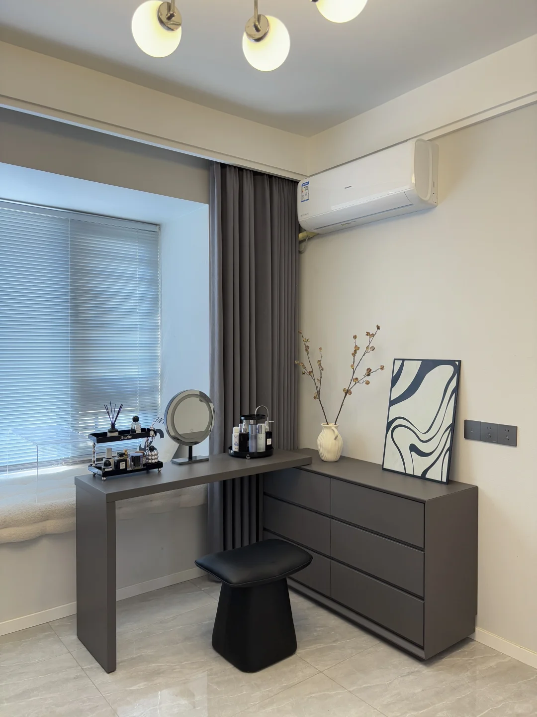 跟着买❗️斗柜梳妆台一体选购攻略,附尺寸❗️