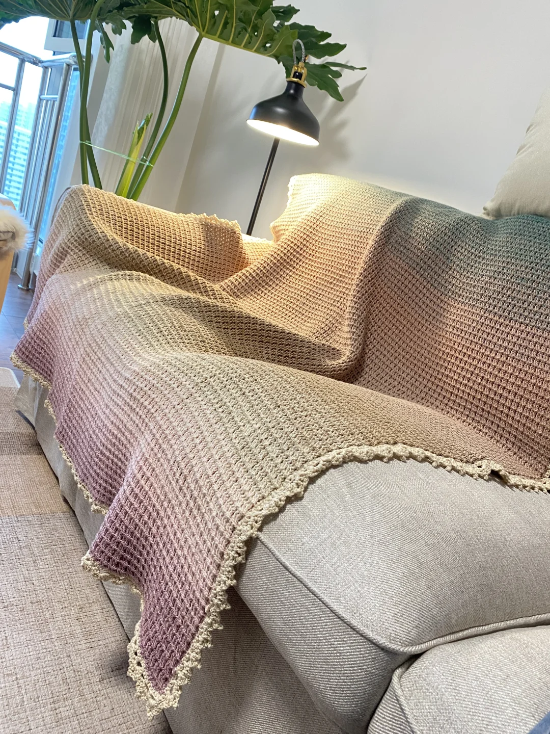 是谁拥有会钩毯子的姐妹（附图解教程）