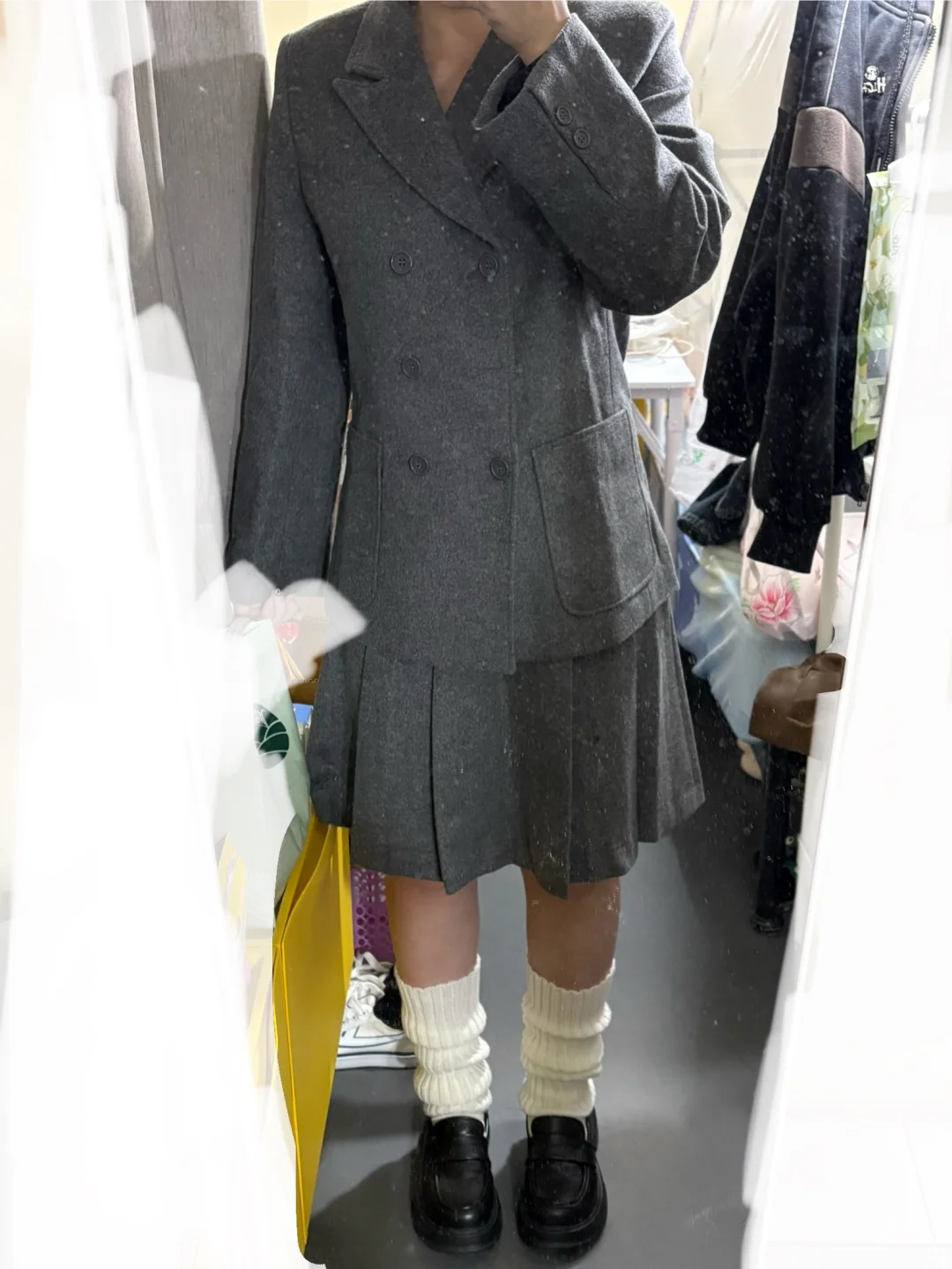 153 104梨形｜小兔绒印刷机上身实拍