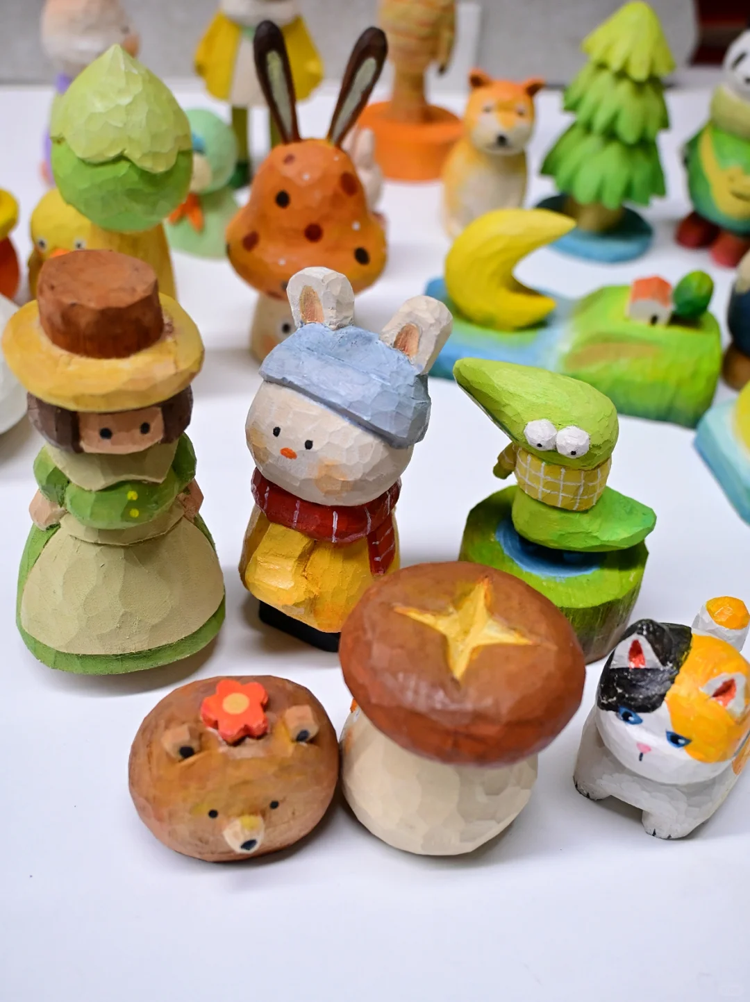 记录一下木雕入坑快两年做出的作品