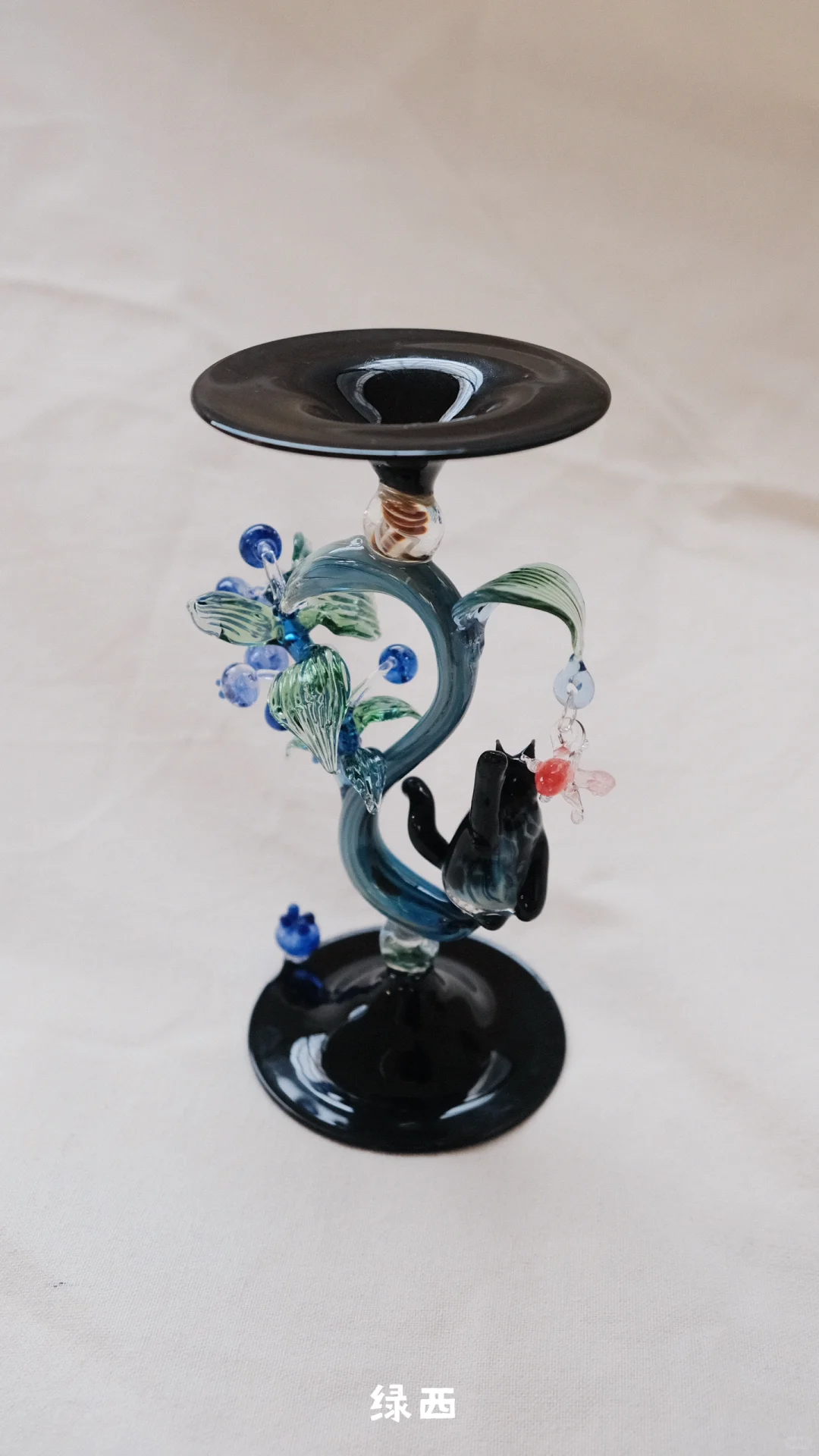 七天灯工玻璃系统训练学员作品分享｜摸鱼猫