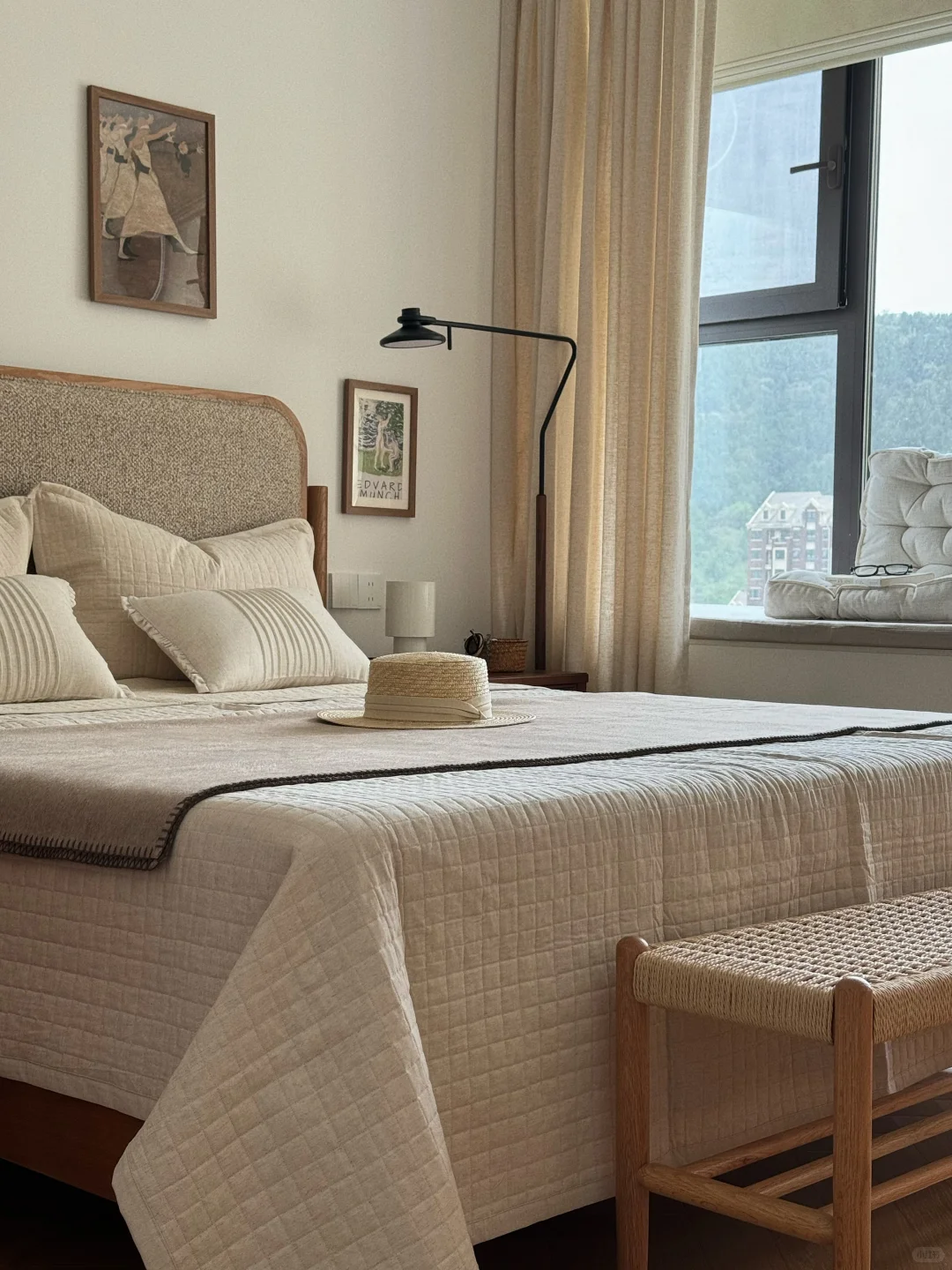 卧室这样布置真的很美☕️