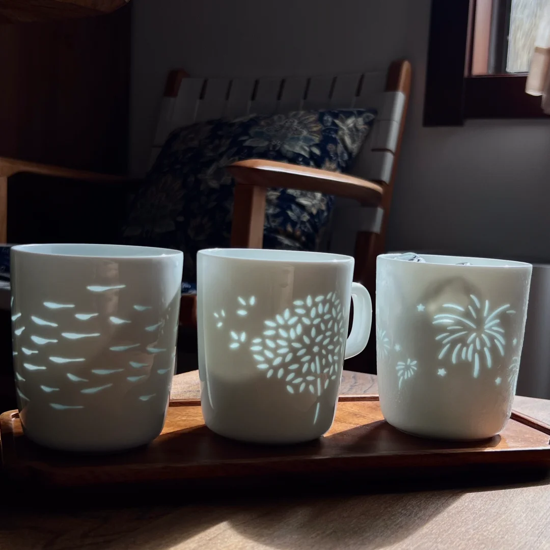 快看！！！我的杯子会发光！！！