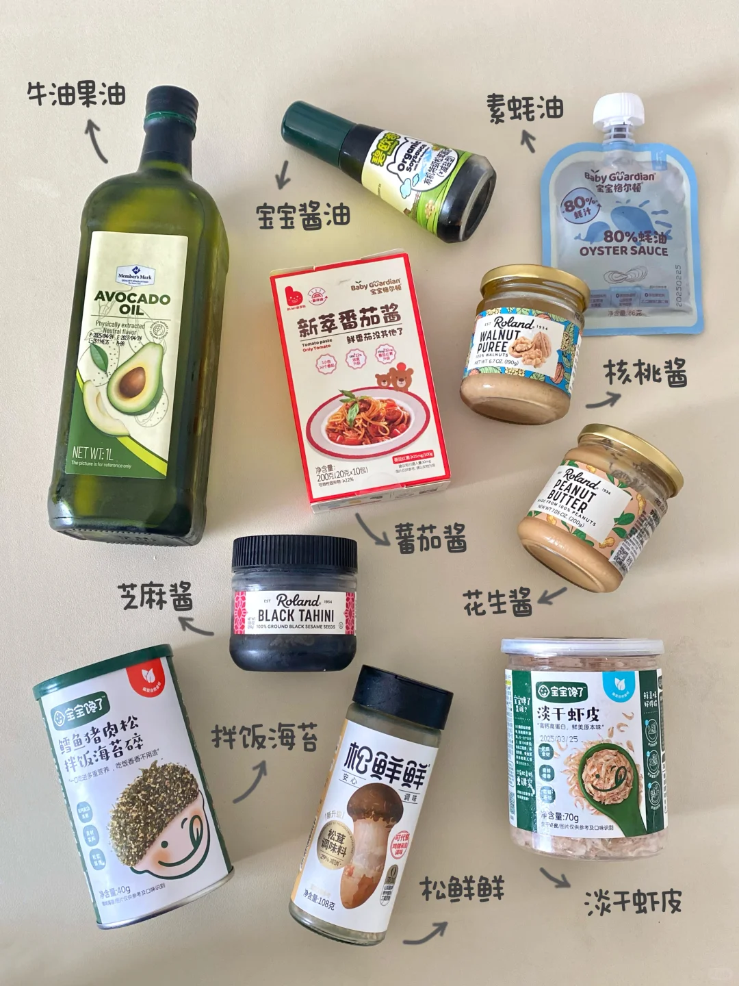 那些无限回购的1岁+宝宝辅食调味料?