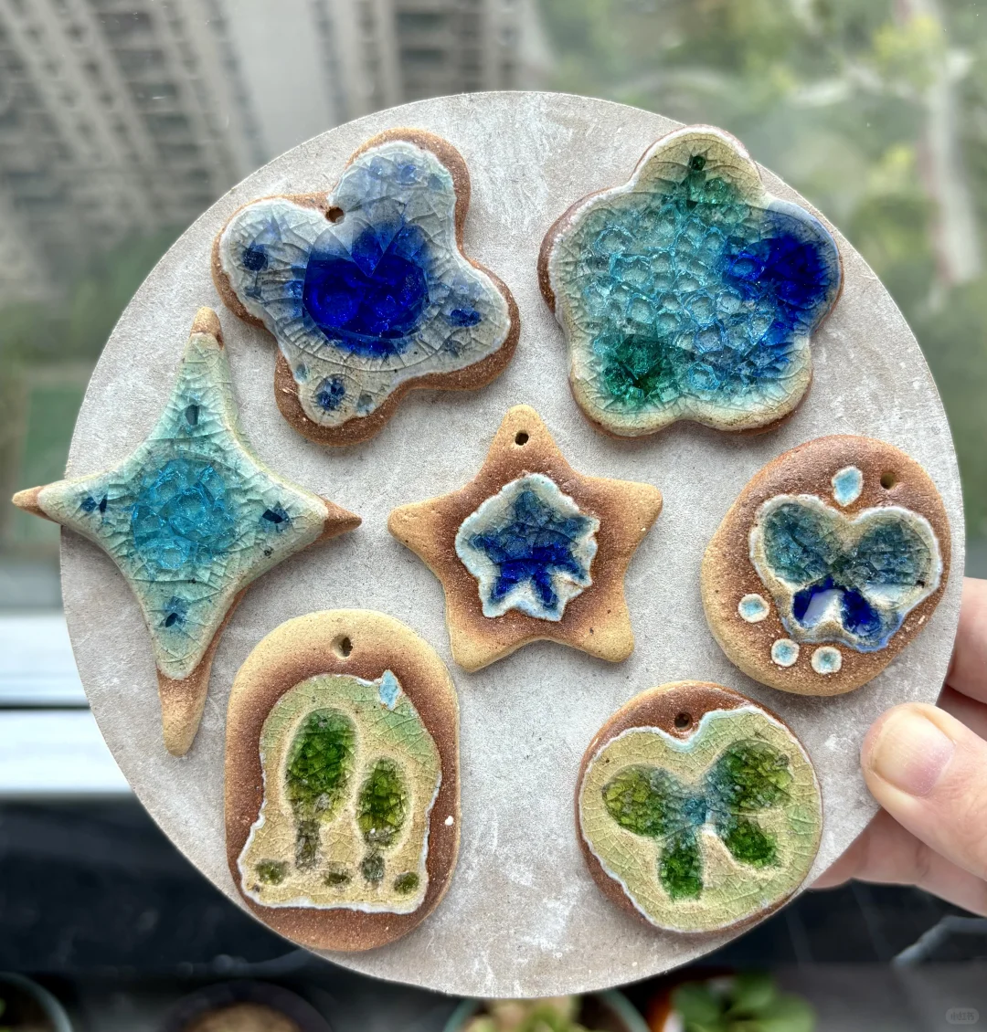 继续烧玻璃 左滑开窑