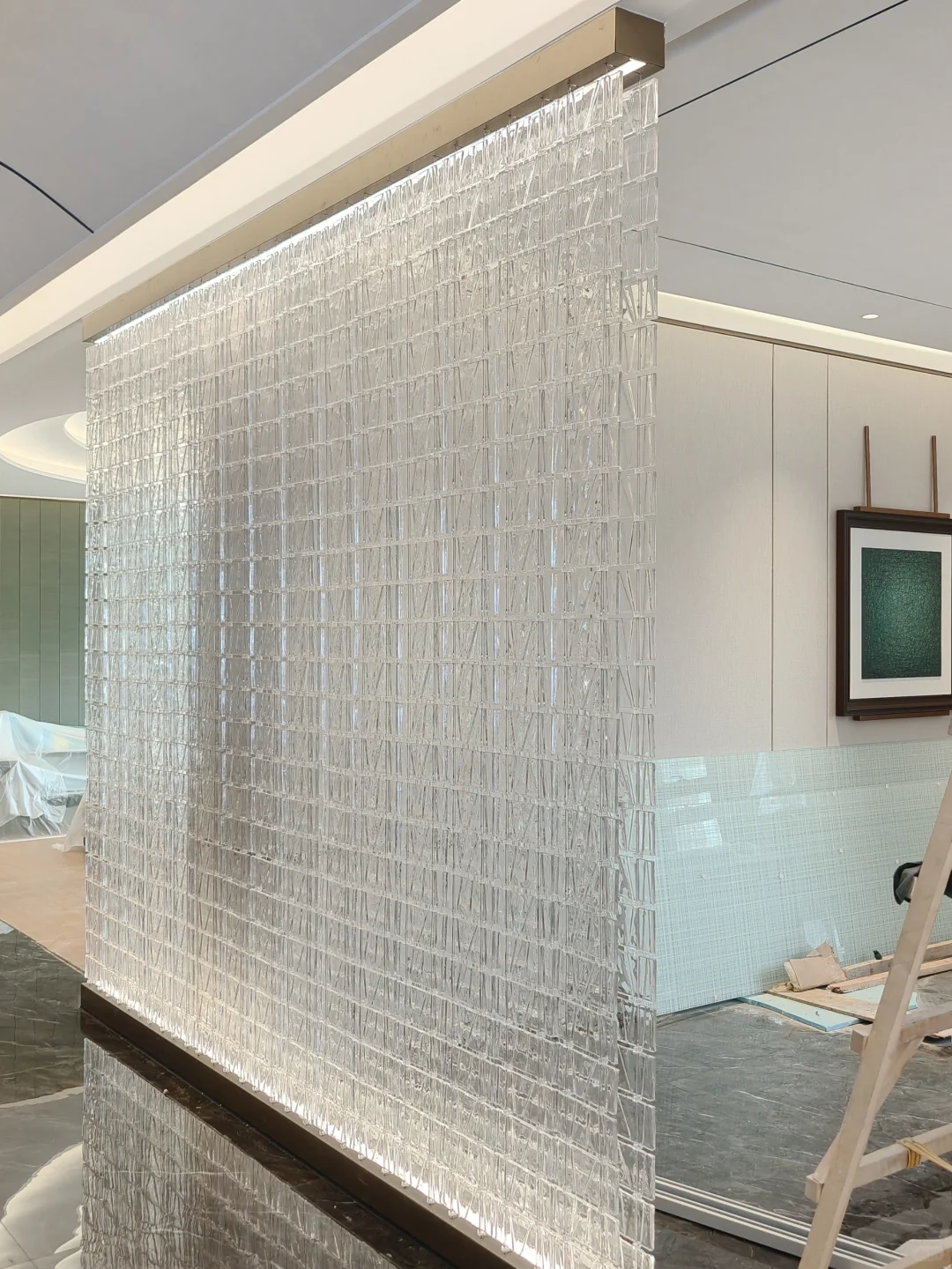 玻璃砖也可以当隔断么？