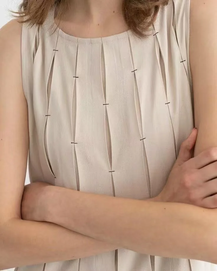 服装设计细节——压褶工艺