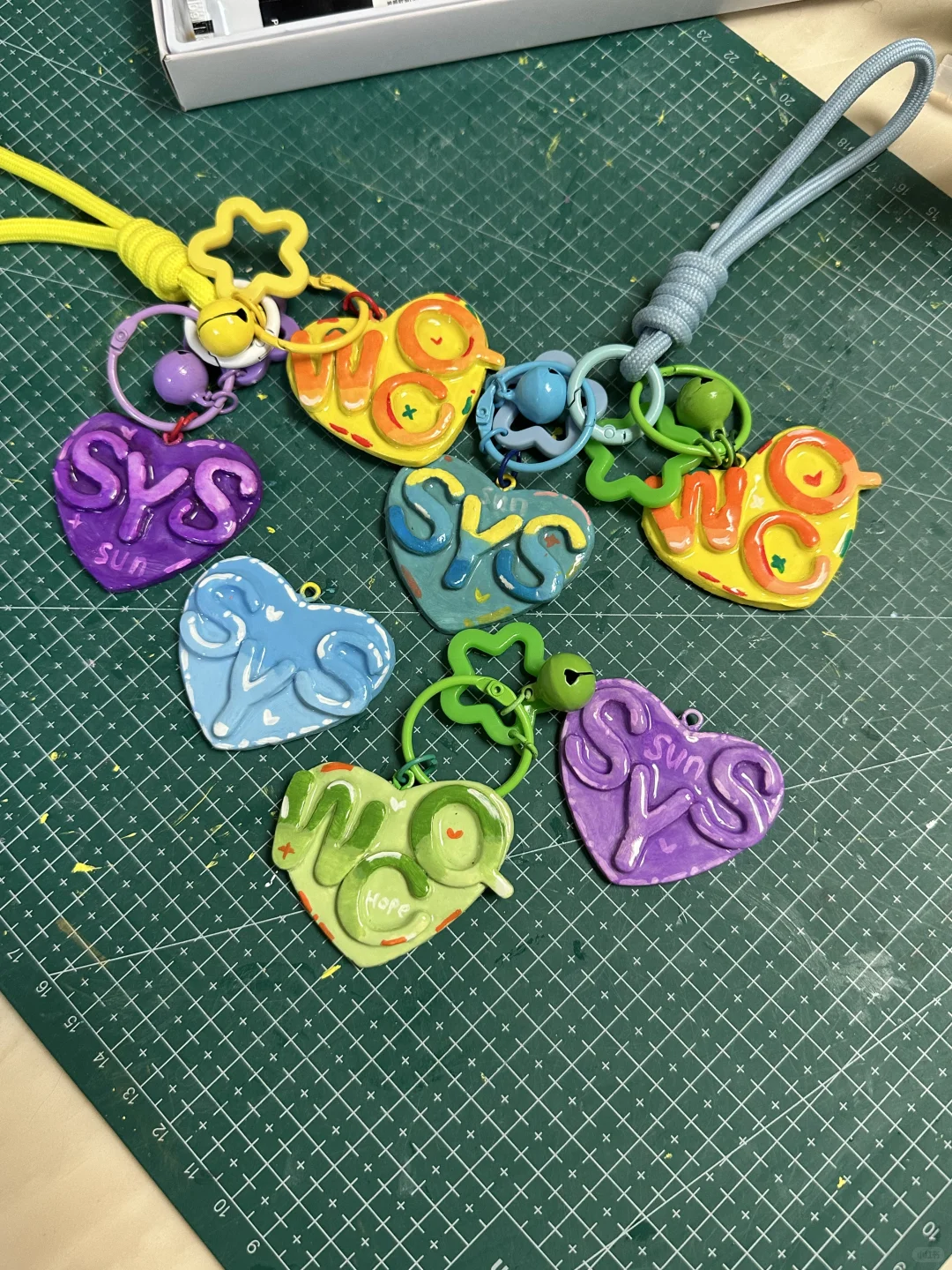 莎头石塑粘土挂件