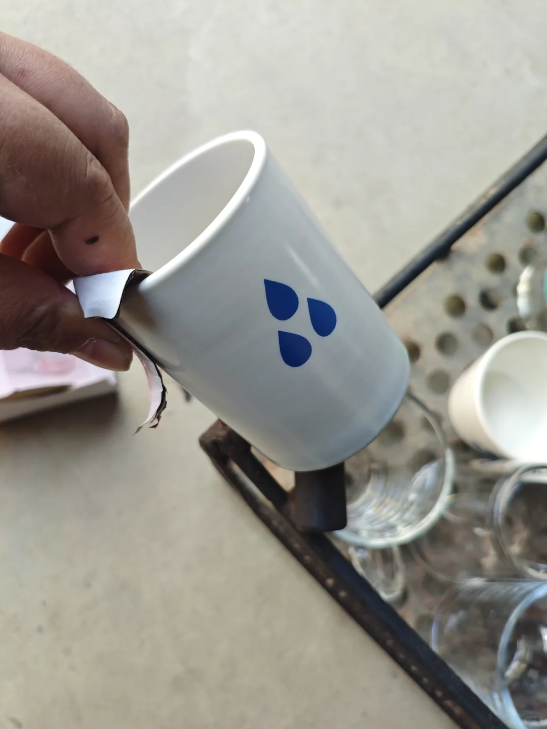 定制玻璃杯、、高温烤花玻璃杯、定制陶瓷杯