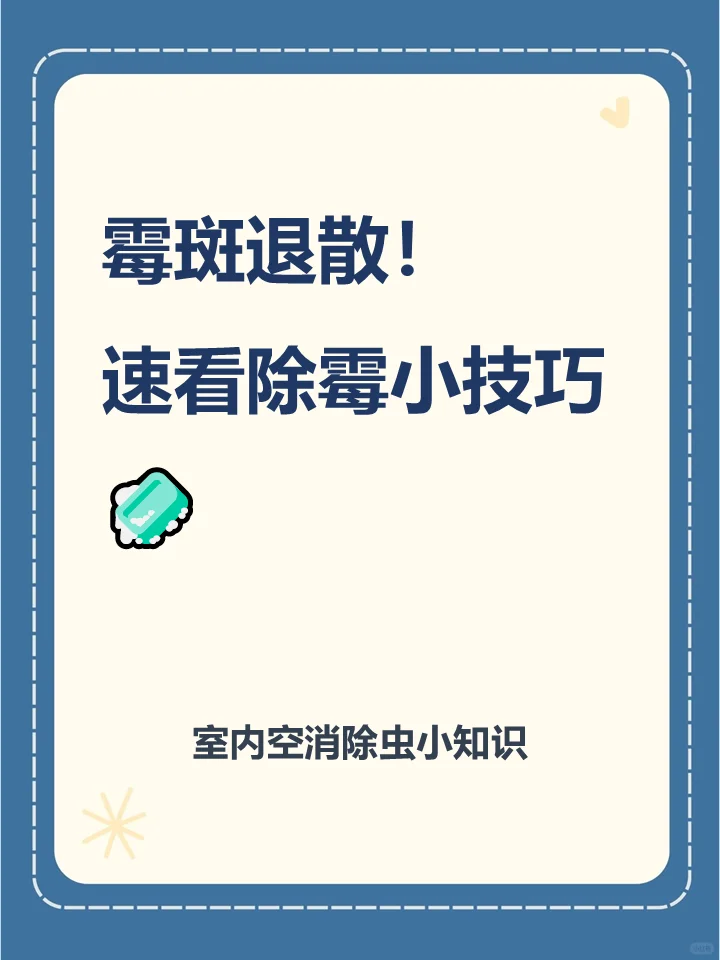 墙面霉斑怎么去除？小白必看