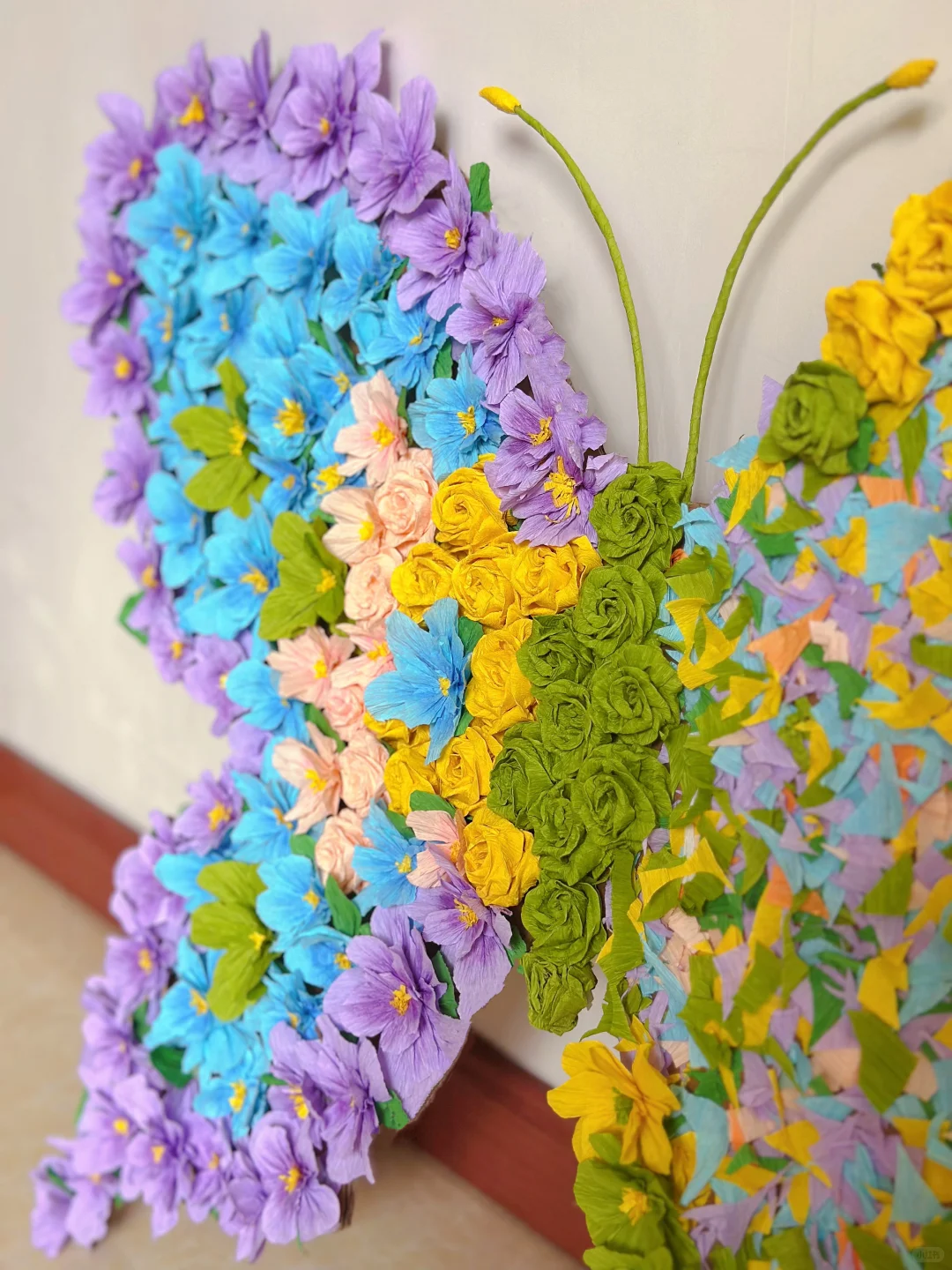 ?几块钱的浪漫｜我的褶皱蝴蝶飞上墙啦～?