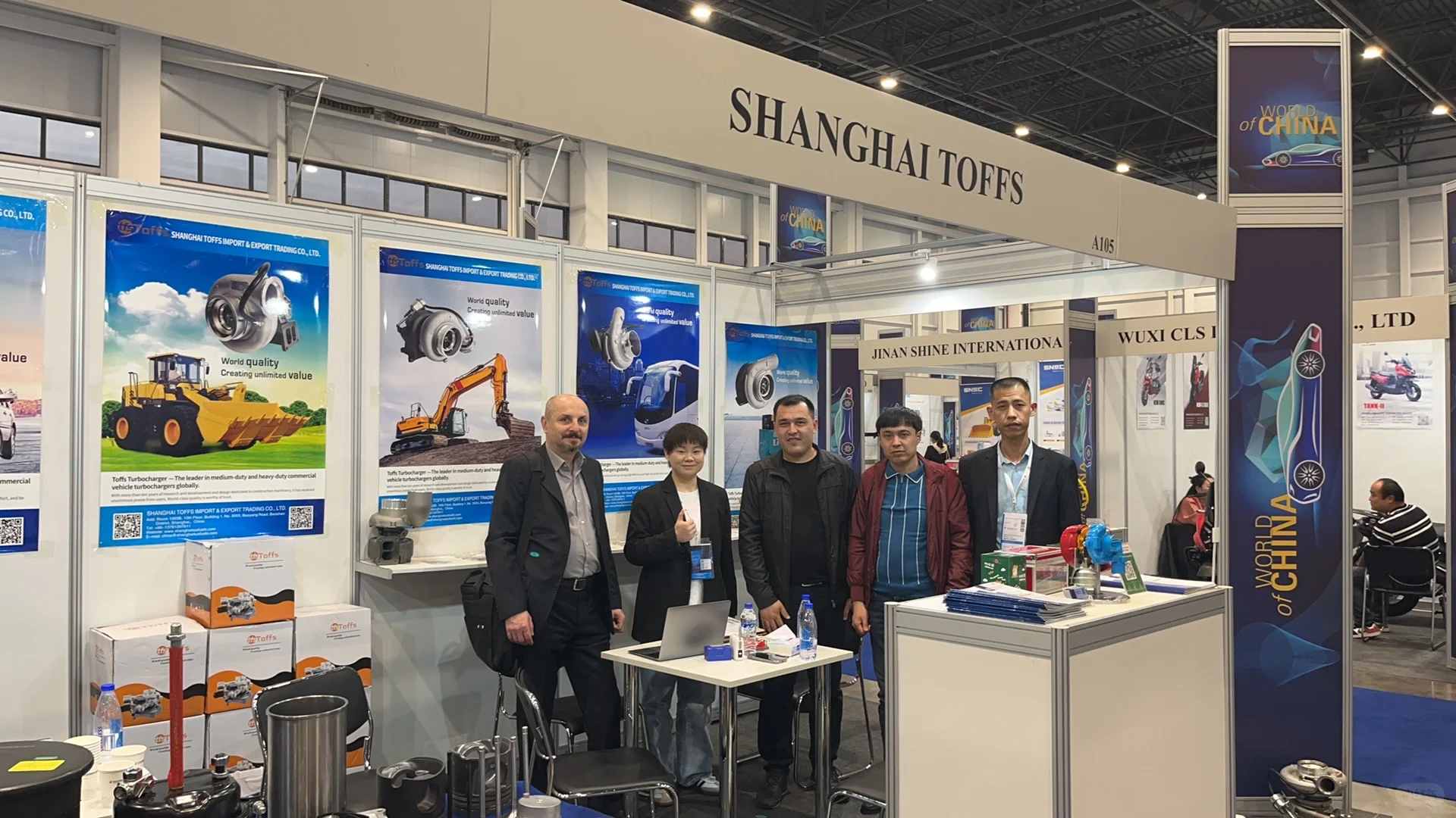 乌兹汽配展成交！