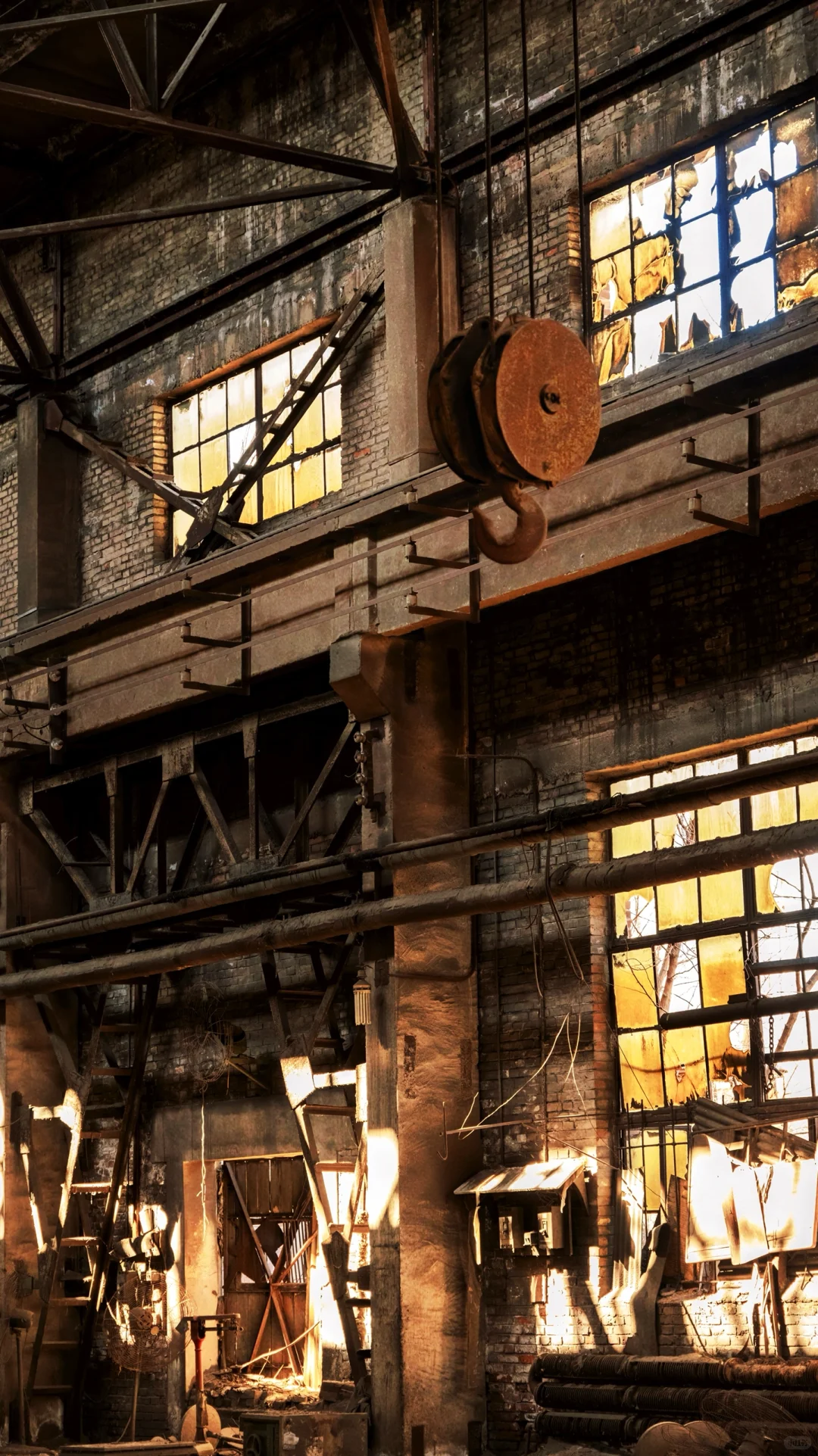 废弃工厂丨工业巨人的内部构造