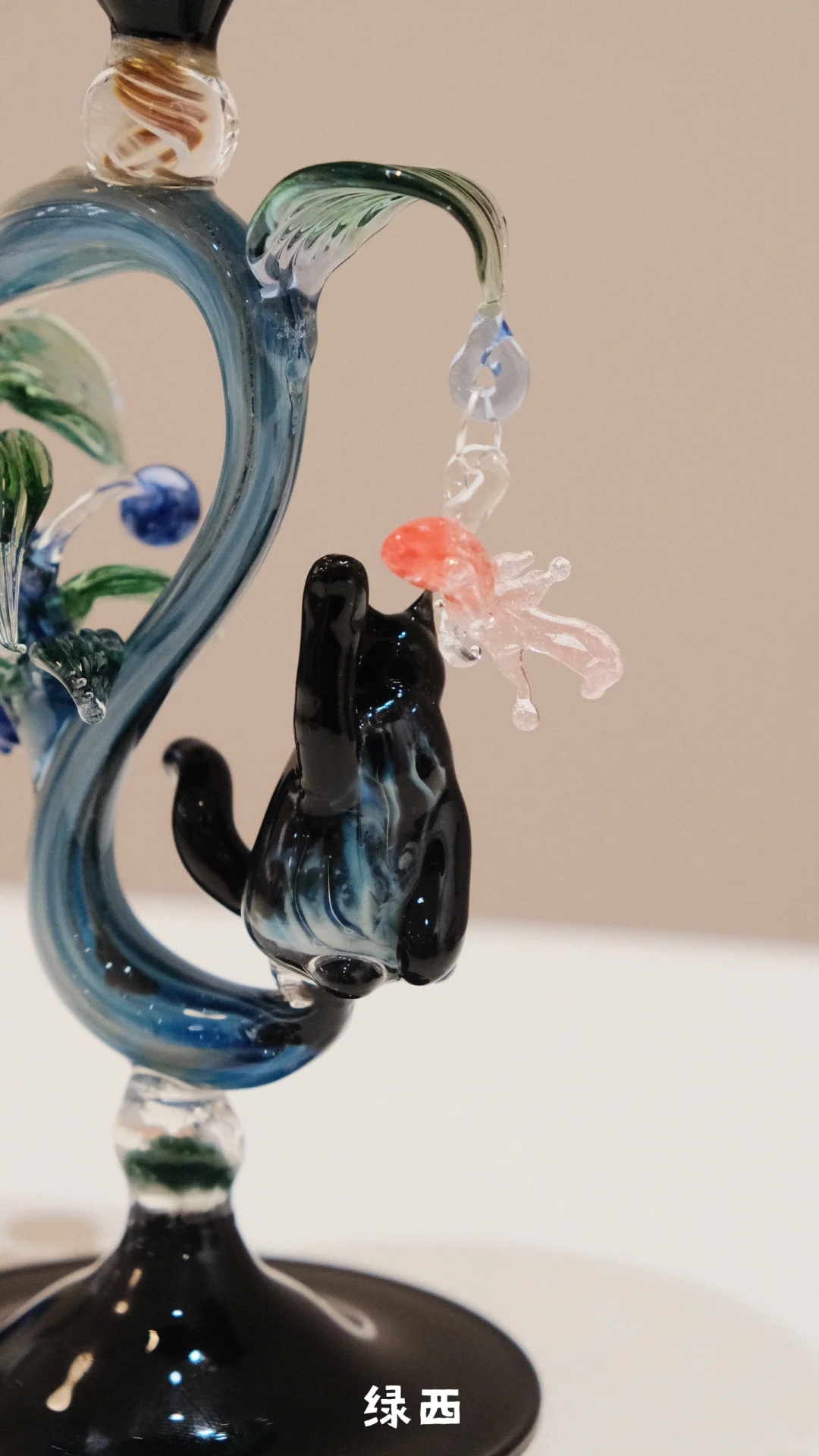 七天灯工玻璃系统训练学员作品分享｜摸鱼猫